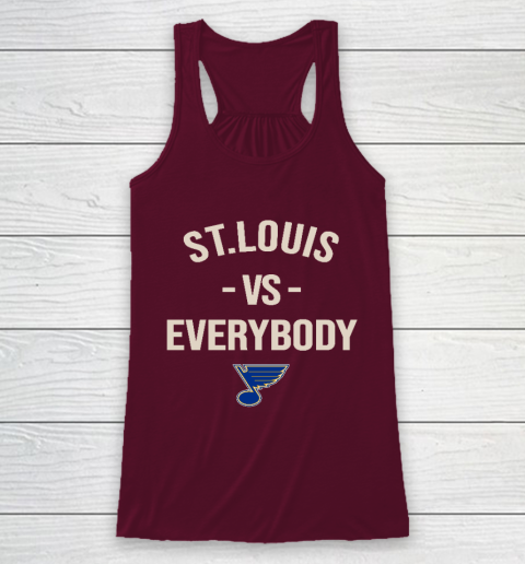 St.Louis Blues Vs Everybody Racerback Tank 2