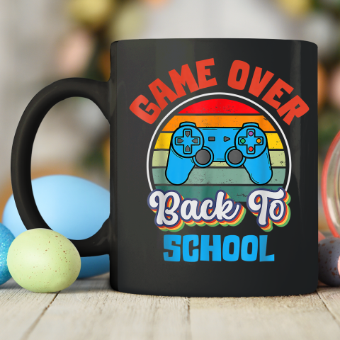 Back to School Funny Game Over Teacher Student Controller Ceramic Mug 11oz 2