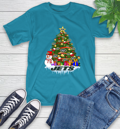 New York Jets Merry Christmas NFL Football Sports T-Shirt 8