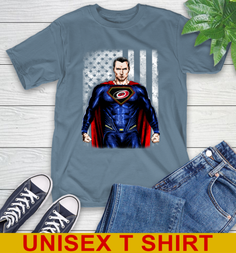 NHL Hockey Carolina Hurricanes Superman DC Shirt T-Shirt 8