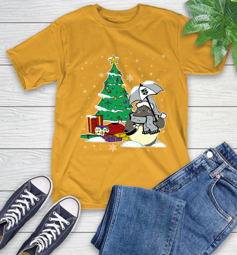 Los Angeles Kings NHL Hockey Cute Tonari No Totoro Christmas Sports T-Shirt 2