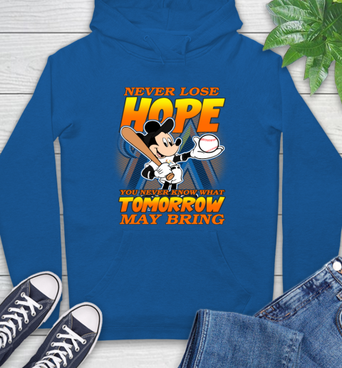 Miami Marlins MLB Baseball Mickey Disney Never Lose Hope Hoodie 9