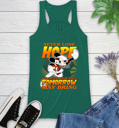 Atlanta Falcons NFL Football Mickey Disney Never Lose Hope (2) Racerback Tank 6