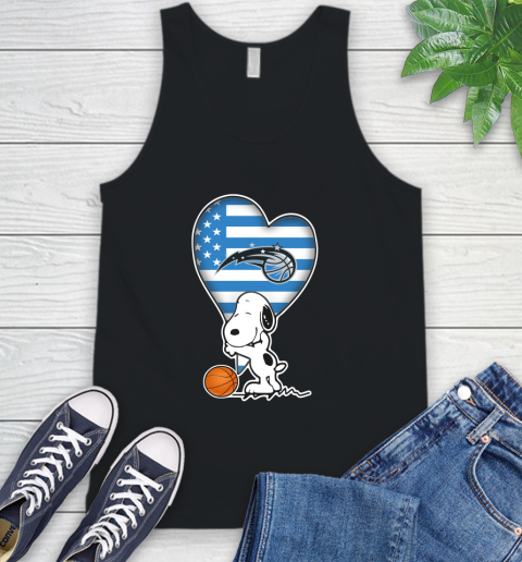 Orlando Magic NBA Basketball The Peanuts Movie Adorable Snoopy Tank Top 2