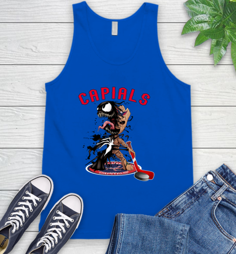NHL Washington Capitals Hockey Venom Groot Guardians Of The Galaxy Tank Top 5