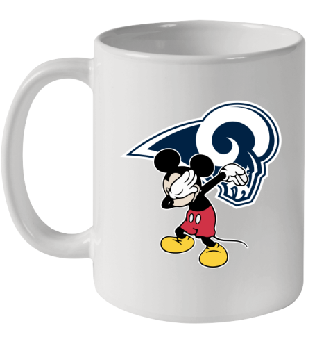 Los Angeles Rams NFL Football Dabbing Mickey Disney Sports Ceramic Mug 11oz