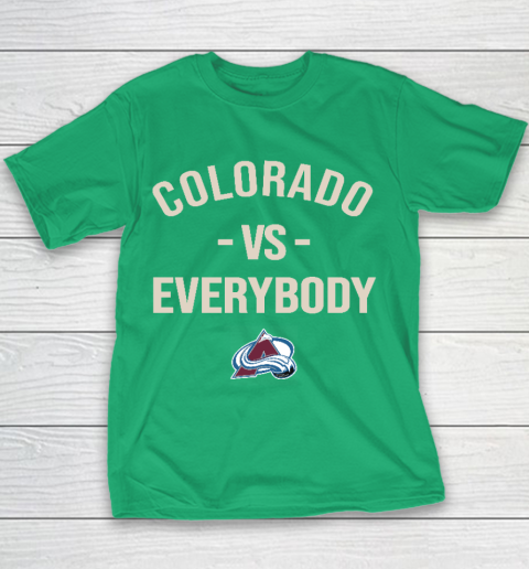 Colorado Avalanche Vs Everybody Youth T-Shirt 3