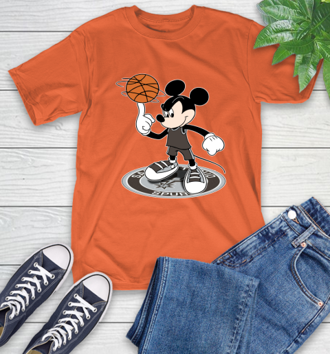 NBA Basketball San Antonio Spurs Cheerful Mickey Disney Shirt T-Shirt 5