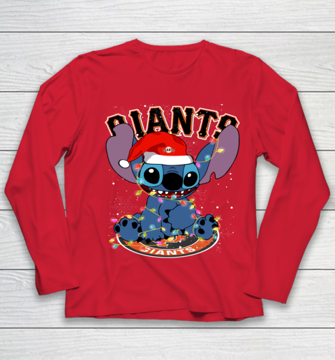 San Francisco Giants MLB noel stitch Baseball Christmas Youth Long Sleeve 7