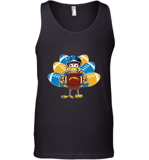 Los Angeles Chargers Turkey Football Thanksgiving Tank Top