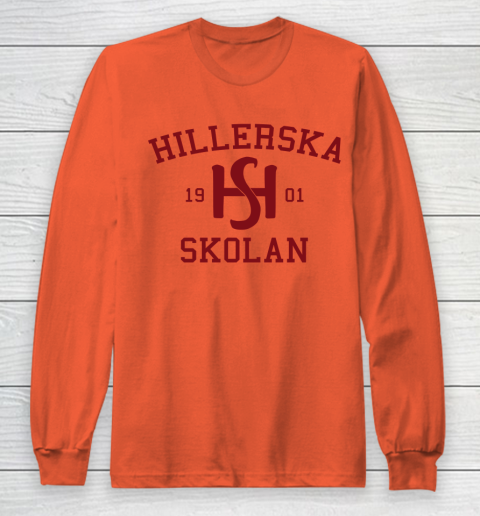 Hillerska Grey  Young Royals Hillerska School Long Sleeve T-Shirt 3