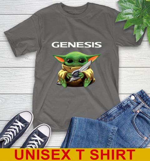 Star Wars Baby Yoda Hugs Genesis Car Shirt 10