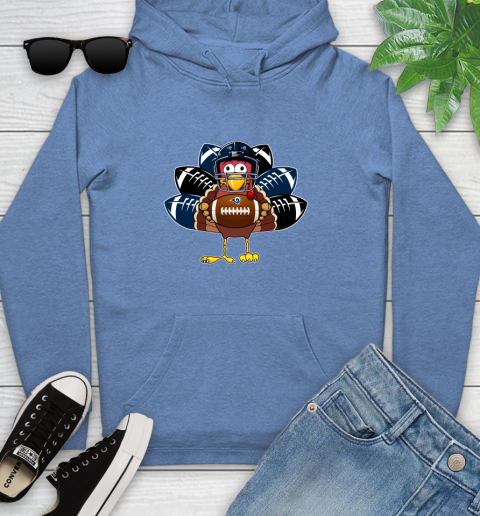 Los Angeles Rams Turkey Thanksgiving Day Youth Hoodie 12