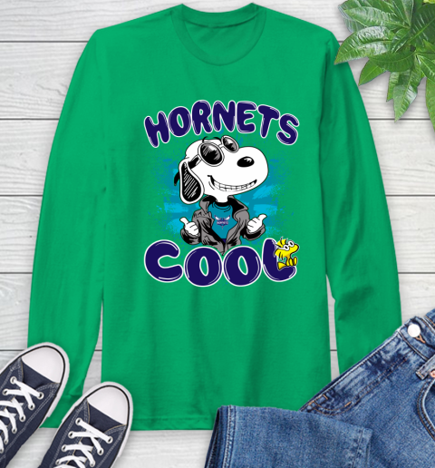 NBA Basketball Charlotte Hornets Cool Snoopy Shirt Long Sleeve T-Shirt 9