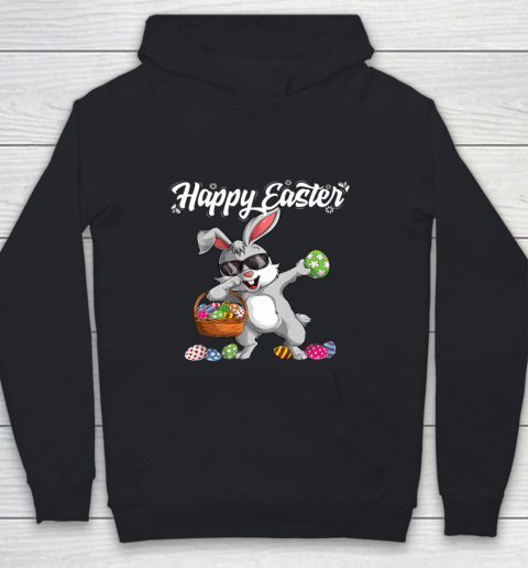 Dabbing Rabbit Easter Day Eggs Dab Boys Girls Kid gift bunny Youth Hoodie