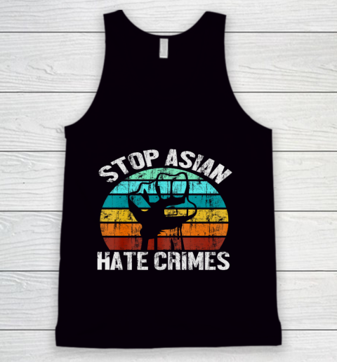 Anti Asian Racism AAPI American Stop Asian Hate Crimes Tank Top