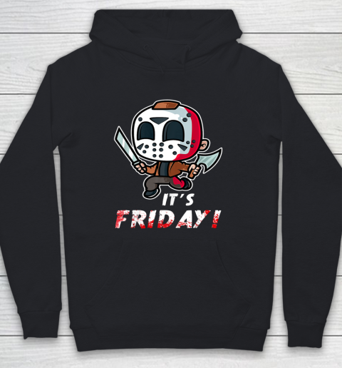It's Friday 13th Halloween Horror Movies Humor Costume Youth Hoodie