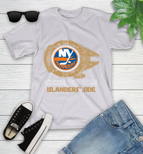 NHL Come To The New York Islanders Wars Hockey Sports Youth T-Shirt 4