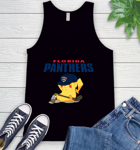 NHL Pikachu Hockey Sports Florida Panthers Tank Top 2