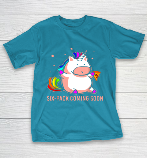 Unicorn Six Pack Funny Cute Shirt Coming Soon Fat Unicorn T-Shirt 7