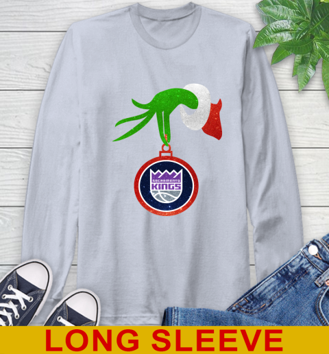 Sacramento Kings Grinch Merry Christmas NBA Basketball Long Sleeve T-Shirt 6