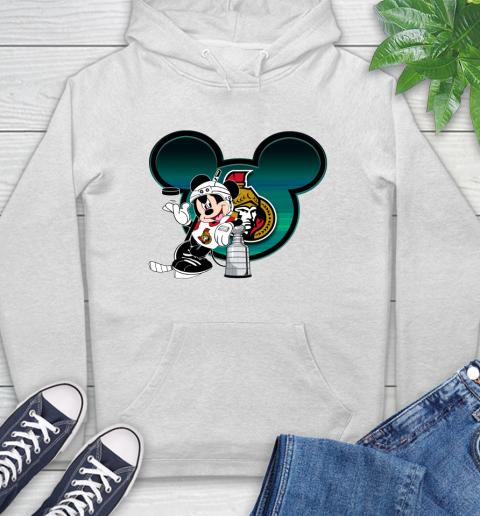 NHL Ottawa Senators Stanley Cup Mickey Mouse Disney Hockey T Shirt Hoodie