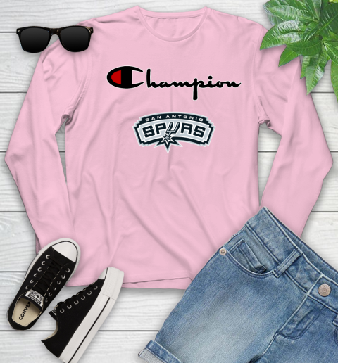 NBA Basketball San Antonio Spurs Champion Shirt Youth Long Sleeve 8
