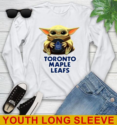 NHL Hockey Toronto Maple Leafs Star Wars Baby Yoda Shirt 122