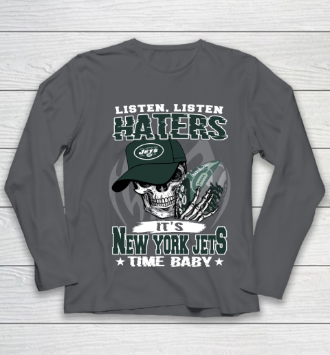 Listen Haters It is JETS Time Baby NFL Youth Long Sleeve 6