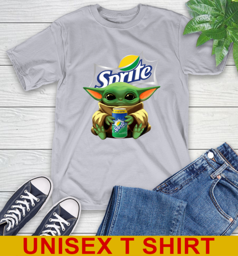 Star Wars Baby Yoda Hugs Sprite Soft Drink Shirt 6