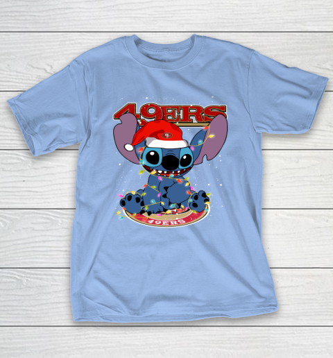 San Francisco 49ers NFL Football noel stitch Christmas T-Shirt 8