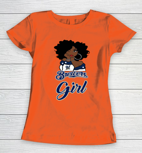 Milwaukee Brewerss Girl MLB Women's T-Shirt 5