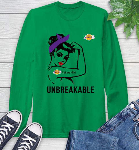 NBA Los Angeles Lakers Girl Unbreakable Basketball Sports Long Sleeve T-Shirt 5