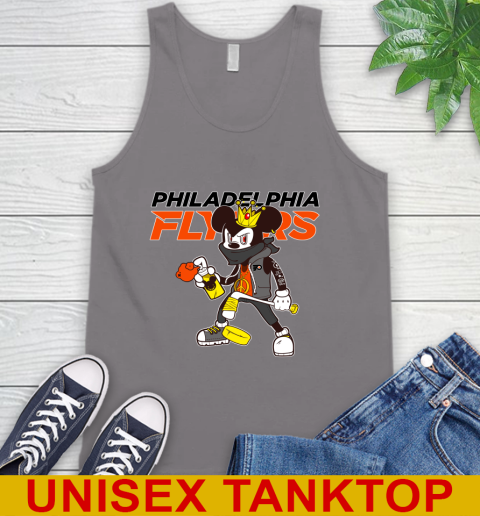 Philadelphia Flyers NHL Hockey Mickey Peace Sign Sports Tank Top 7