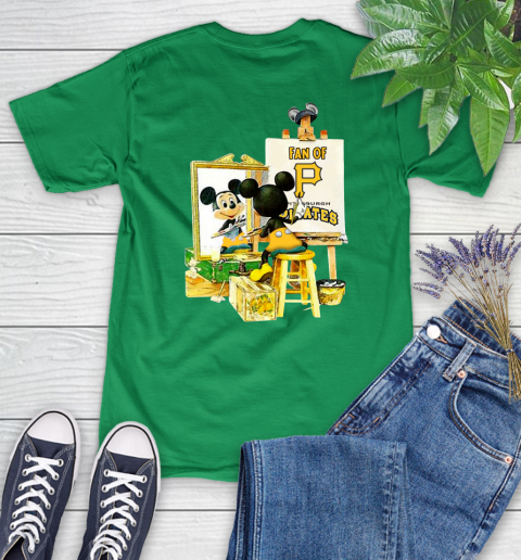 MLB Baseball Pittsburgh Pirates Mickey Drawing Shirt 88