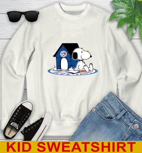 MLB Baseball Toronto Blue Jays Snoopy The Peanuts Movie Shirt Youth Sweatshirt