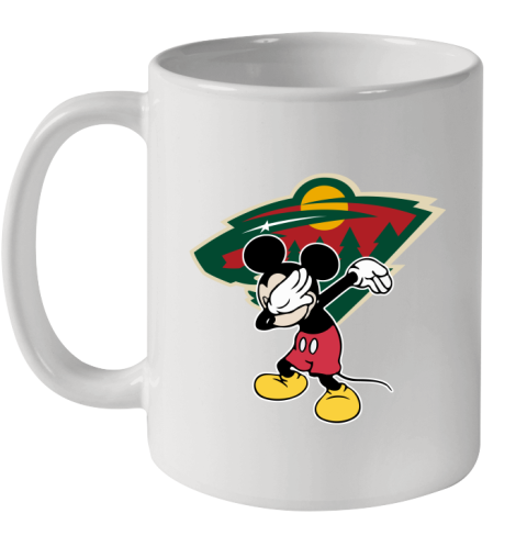 Minnesota Wild NHL Hockey Dabbing Mickey Disney Sports Ceramic Mug 11oz