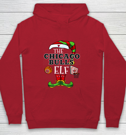 Chicago Bulls Christmas ELF Funny NBA Youth Hoodie 7