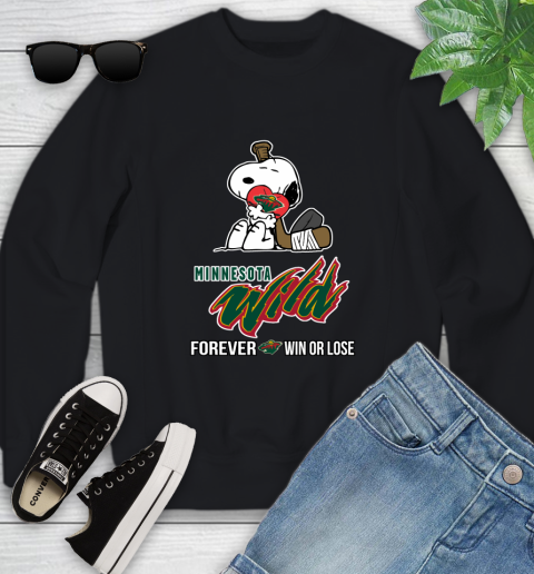 NHL The Peanuts Movie Snoopy Forever Win Or Lose Hockey Minnesota Wild 116