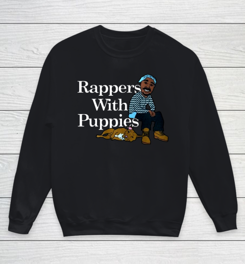 Rappers with Puppies Youth Sweatshirt