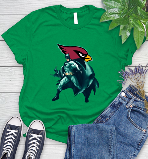 NFL Batman Football Sports Arizona Cardinals Women's T-Shirt 6