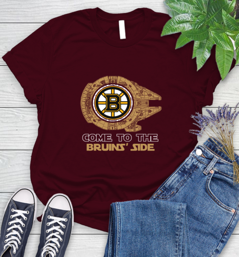 NHL Come To The Boston Bruins Wars Hockey Sports Women's T-Shirt 7