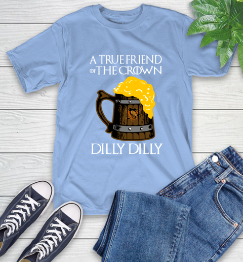 NFL Pittsburgh Penguins A True Friend Of The Crown Game Of Thrones Beer Dilly Dilly Hockey Shirt T-Shirt 12