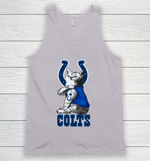 NFL Football My Cat Loves Indianapolis Colts Tank Top 3