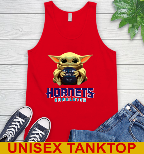 NBA Basketball Charlotte Hornets Star Wars Baby Yoda Shirt 75