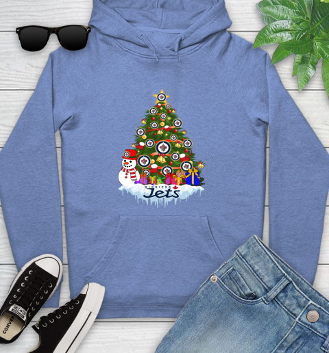 Winnipeg Jets Merry Christmas NHL Hockey Sports Youth Hoodie 12