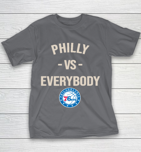 Philadelphia 76ers Vs Everybody Youth T-Shirt 5