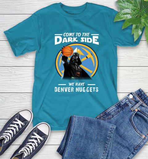 NBA Come To The Dark Side We Have Denver Nuggets Star Wars Darth Vader Basketball T-Shirt 9