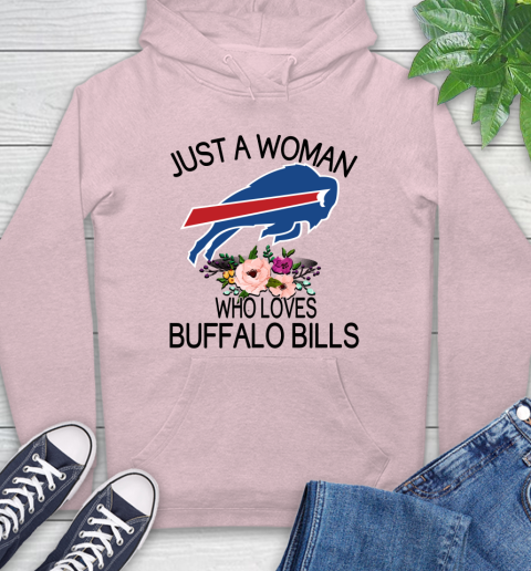 NFL Just A Woman Who Loves Buffalo Bills Football Sports Hoodie 7