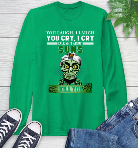 NBA Talk Shit About Phoenix Suns Warriors I Kill You Achmed The Dead Terrorist Jeffrey Dunham Basketball Long Sleeve T-Shirt 8